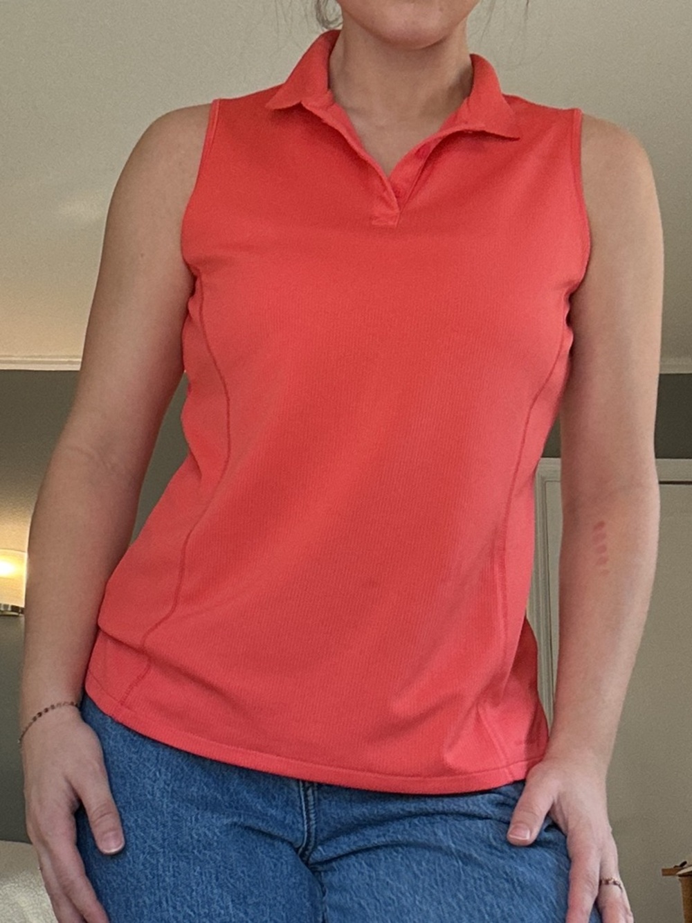Columbia Sleeveless Polo-like Tank Top